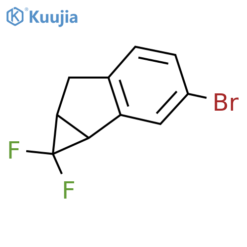 3-bromo-1,1-difluoro-1H,1aH,6H,6aH-cyclopropaaindene structure