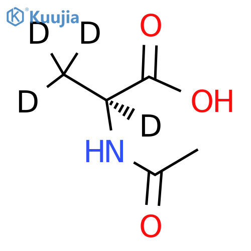 N-Acetyl-L-alanine-2,3,3,3-D4 structure