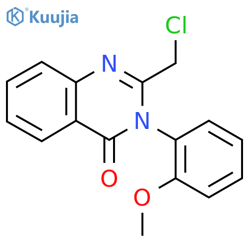 2-(Chloromethyl)-3-(2-methoxyphenyl)quinazolin-4(3H)-one structure