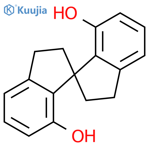 3,3'-Spirobiindane-4,4'-diol structure
