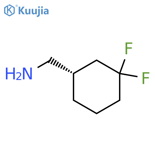[(1S)-3,3-difluorocyclohexyl]methanamine structure