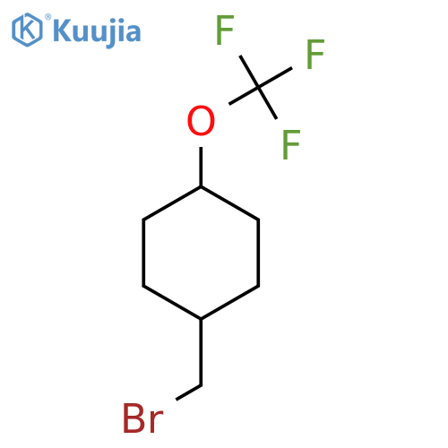 1-(Bromomethyl)-4-(trifluoromethoxy)cyclohexane structure