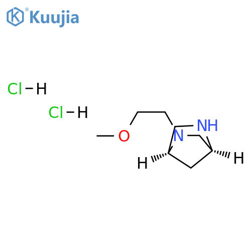 (1S,4S)-2-(2-methoxyethyl)-2,5-diazabicyclo[2.2.1]heptane;dihydrochloride structure