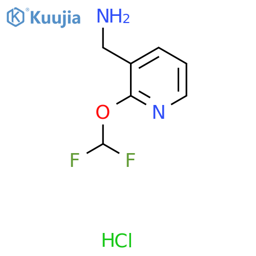 (2-(Difluoromethoxy)pyridin-3-yl)methanamine hydrochloride structure