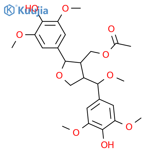 7,9'-Epoxy-8,8'-lignan-3,3',4,4',5,5',7',9-octol; (7R,7'R,8S,8'S)-form, 3,3',5,5',7'-Penta-Me ether, 9-Ac structure