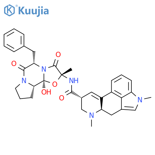 Ergotaman-3',6',18-trione,12'-hydroxy-1,2'-dimethyl-5'-(phenylmethyl)-, (5'a)- structure