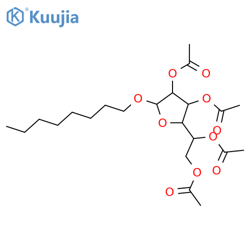 Octyl D-Galactofuranoside Tetraacetate structure