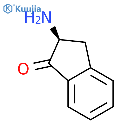 1H-Inden-1-one,2-amino-2,3-dihydro-, (2S)- structure
