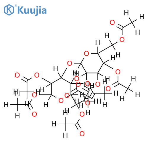 Octa-Ac-3-O-alpha-D-Mannopyranosyl-D-galactose structure