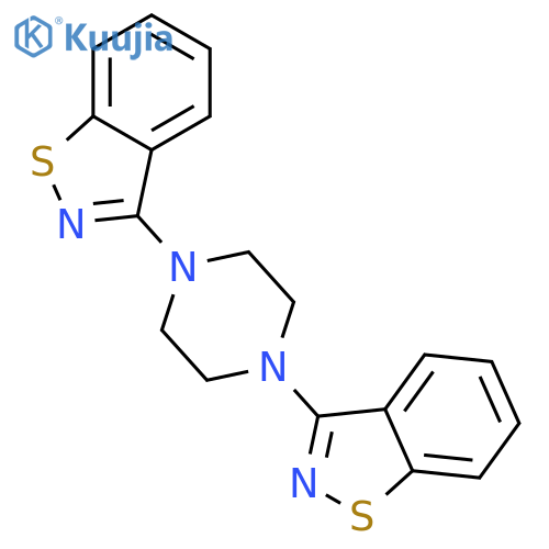 N,N’-Bis-(benzothiazol-3-yl)piperazine structure