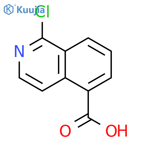 1-Chloroisoquinoline-5-carboxylic acid hydrochloride structure