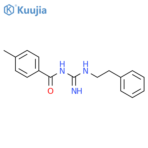 Benzamide, N-[imino[(2-phenylethyl)amino]methyl]-4-methyl- structure