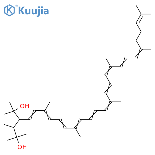 2,6-Cyclolycopene-1,5-diol structure