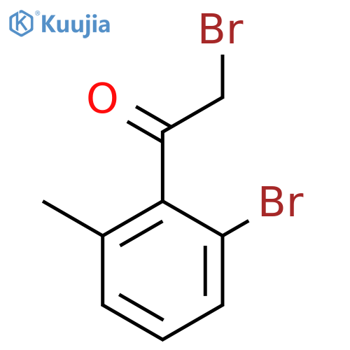 2-Bromo-1-(2-bromo-6-methylphenyl)ethanone structure