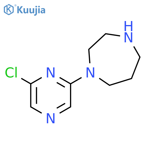 1-(6-Chloro-2-pyrazinyl)hexahydro-1H-1,4-diazepine structure
