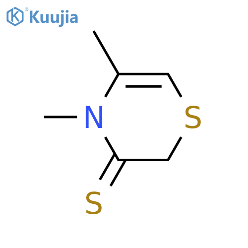 2H-1,4-Thiazine-3(4H)-thione,4,5-dimethyl- structure
