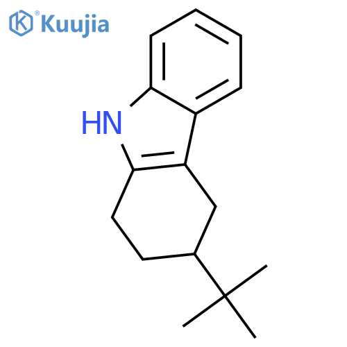 1H-Carbazole,3-(1,1-dimethylethyl)-2,3,4,9-tetrahydro- structure