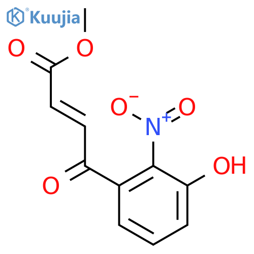 (2E)-4-(3-Hydroxy-2-nitrophenyl)-4-oxo-2-butenoic Acid Methyl Ester structure