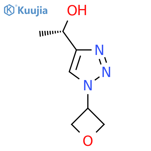 (1S)-1-1-(oxetan-3-yl)-1H-1,2,3-triazol-4-ylethan-1-ol structure