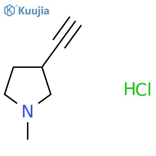 3-Ethynyl-1-methylpyrrolidine hydrochloride structure