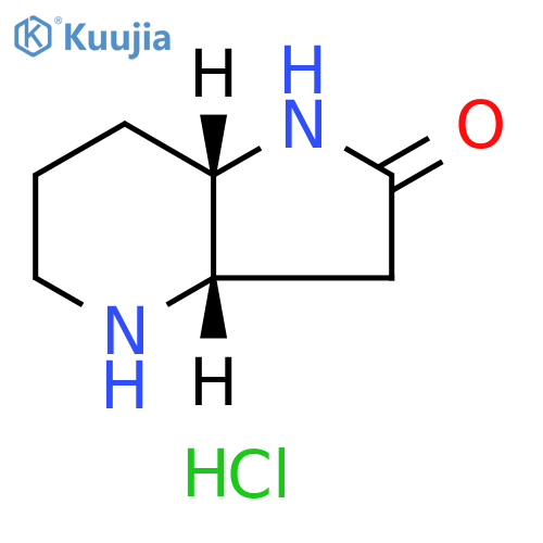 rac-(3ar,7ar)-octahydro-1h-pyrrolo[3,2-b]pyridin-2-one hydrochloride structure