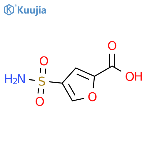 4-sulfamoylfuran-2-carboxylic acid structure