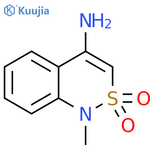 4-amino-1-methyl-1H-2lambda6,1-benzothiazine-2,2-dione structure