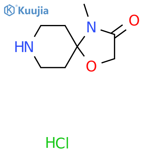 4-Methyl-1-oxa-4,8-diazaspiro[4.5]decan-3-one;hydrochloride structure
