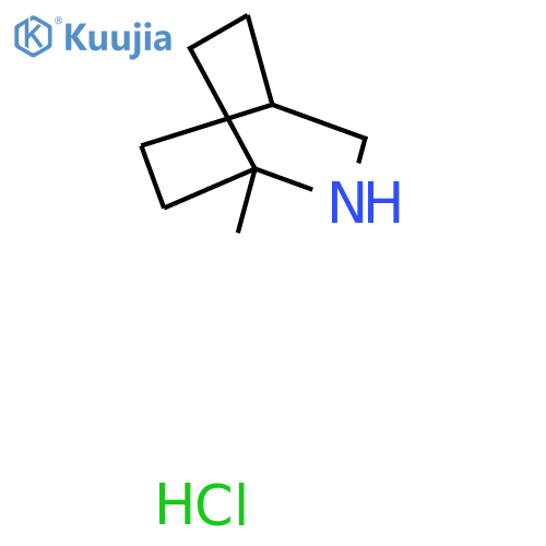 1-methyl-2-azabicyclo[2.2.2]octane hydrochloride structure