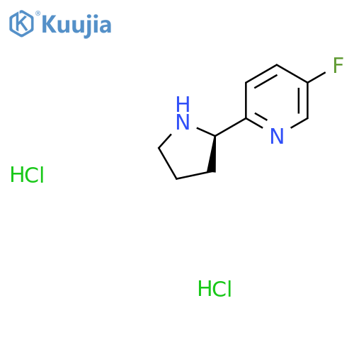 (R)-5-Fluoro-2-(pyrrolidin-2-yl)pyridine dihydrochloride structure