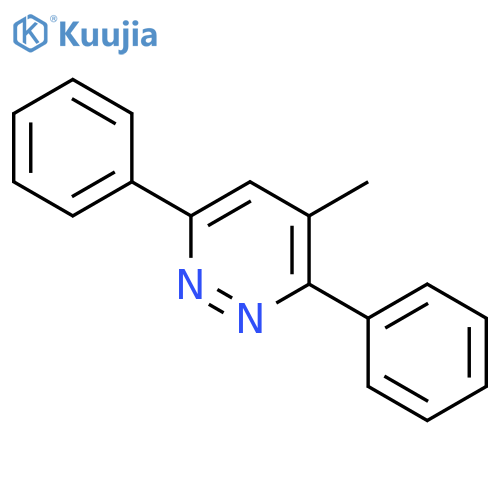 Pyridazine,4-methyl-3,6-diphenyl- structure