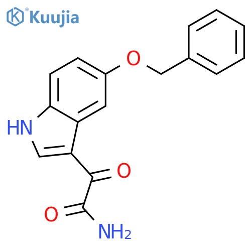 5-(Benzyloxy)indole-3-glyoxylamide structure
