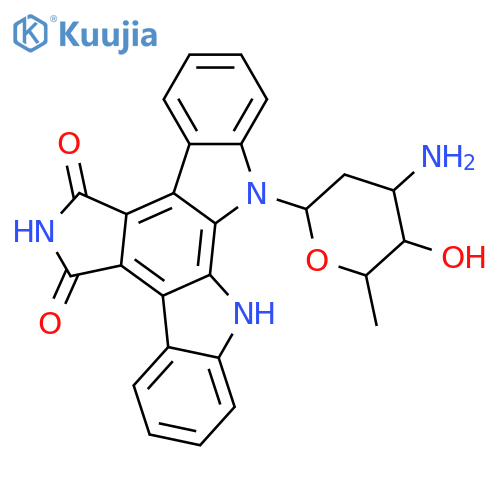Arcyriaflavin A; N12-(3-Amino-2,3,6-trideoxy-α-L-ribo-hexopyranosyl) structure