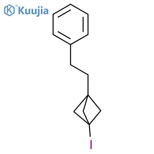 1-Iodo-3-phenethyl-bicyclo[1.1.1]pentane structure