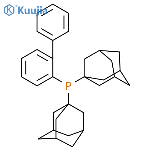 2-[Bis(1-adamantyl)phosphino]biphenyl structure