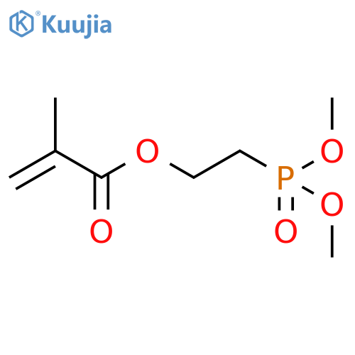 2-Propenoic acid, 2-methyl-, 2-(dimethoxyphosphinyl)ethyl ester structure