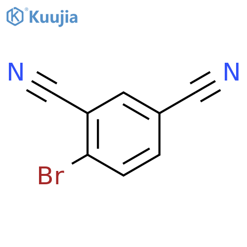 4-bromobenzene-1,3-dicarbonitrile structure