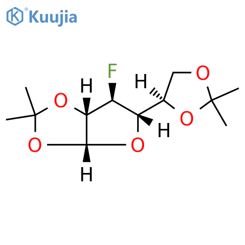 3-Deoxy-3-fluoro-1,2:5,6-bis-O-(1-methylethylidene)-a-D-galactofuranose structure