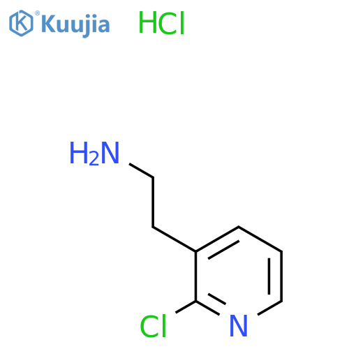 2-(2-Chloropyridin-3-yl)ethanamine;hydrochloride structure