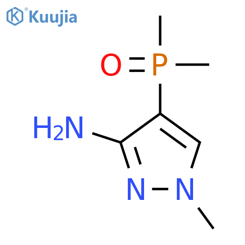 (3-Amino-1-methyl-1H-pyrazol-4-yl)dimethylphosphine oxide structure