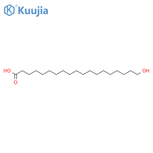 Nonadecanoic acid, 19-hydroxy- structure