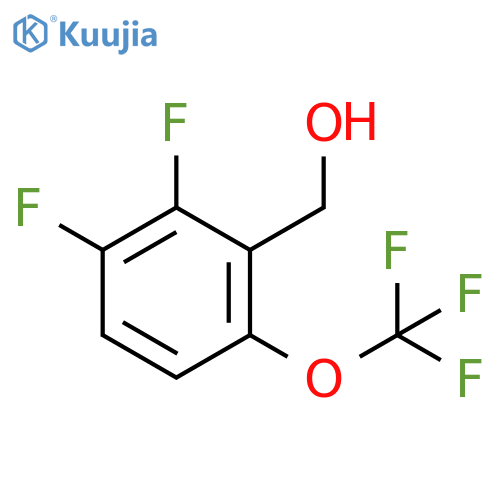 2,3-Difluoro-6-(trifluoromethoxy)benzyl alcohol structure