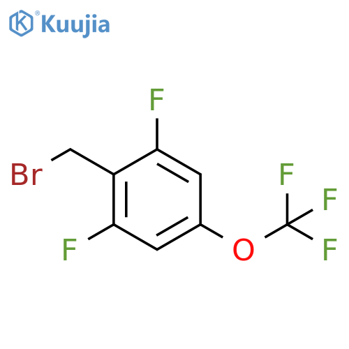2,6-Difluoro-4-(trifluoromethoxy)benzyl bromide structure