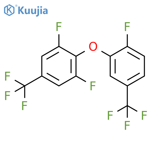Benzene, 1,3-difluoro-2-[2-fluoro-5-(trifluoromethyl)phenoxy]-5-(trifluoromethyl)- structure