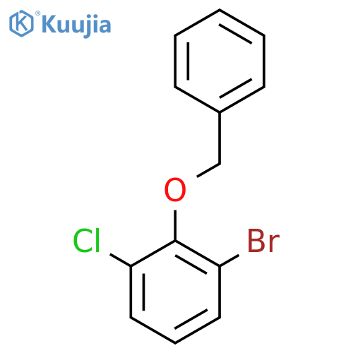 2-(Benzyloxy)-1-bromo-3-chlorobenzene structure
