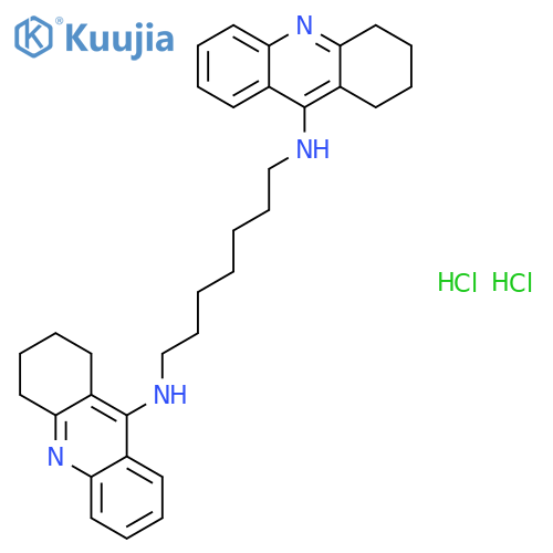 1,7-Heptanediamine,N1,N7-bis(1,2,3,4-tetrahydro-9-acridinyl)-, hydrochloride (1:2) structure