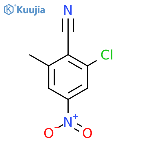 2-Chloro-6-methyl-4-nitrobenzonitrile structure