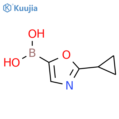 (2-cyclopropyl-1,3-oxazol-5-yl)boronic acid structure