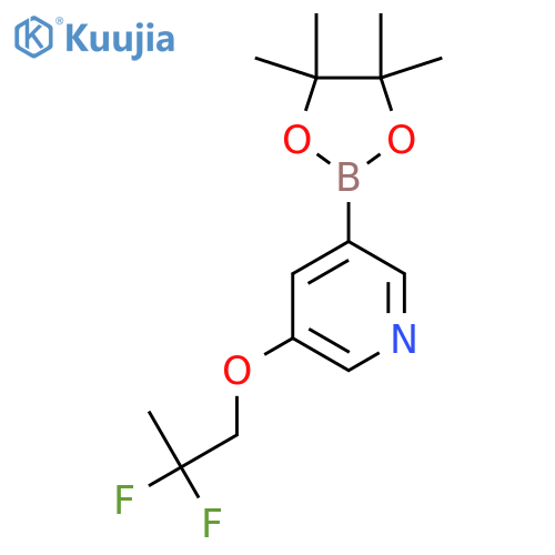 3-(2,2-Difluoropropoxy)-5-(4,4,5,5-tetramethyl-[1,3,2]dioxaborolan-2-yl)-pyridine structure