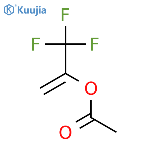 3,3,3-Trifluoroprop-1-en-2-yl acetate structure